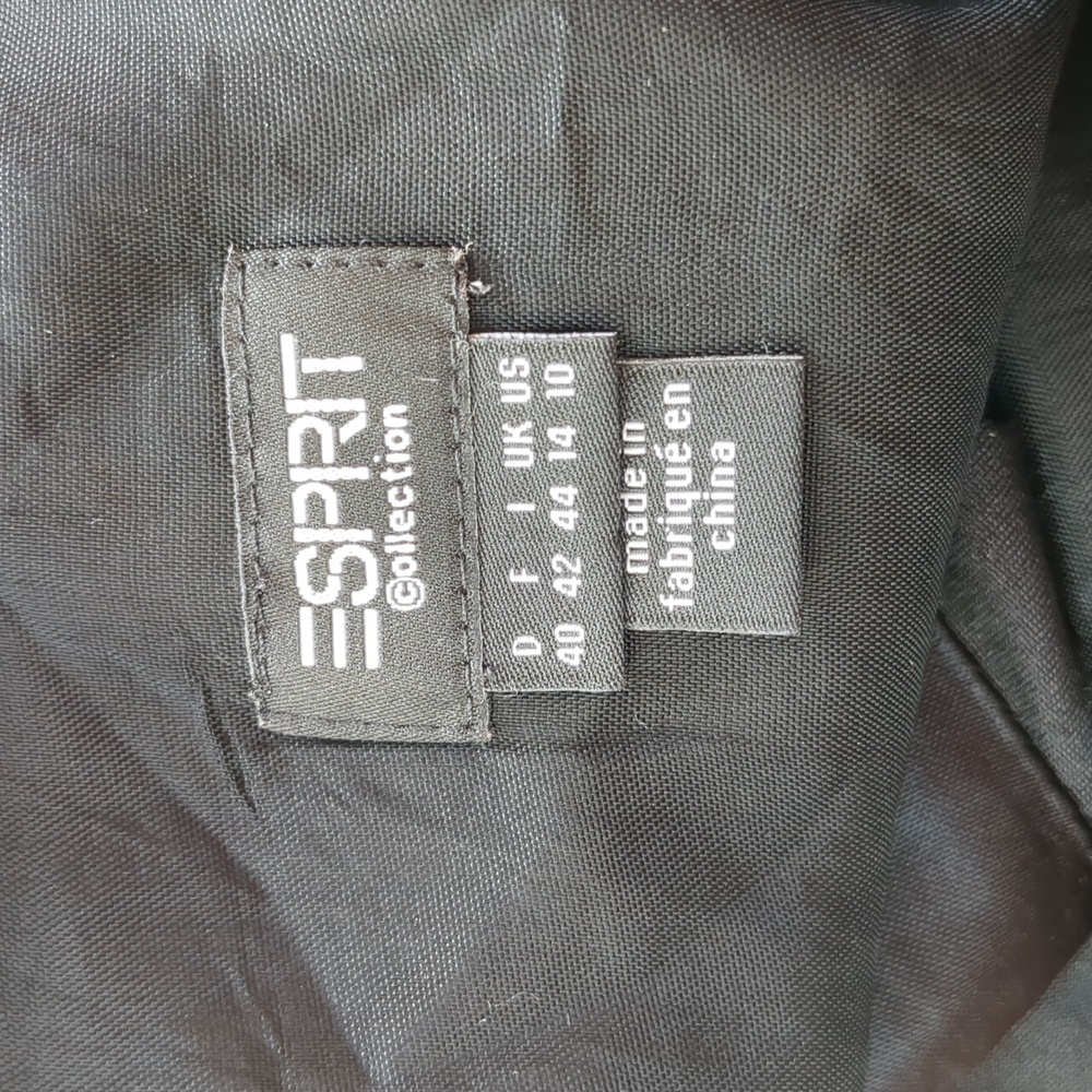 Esprit Dress Sleeveless Black Lined 10 - Picture 11 of 15